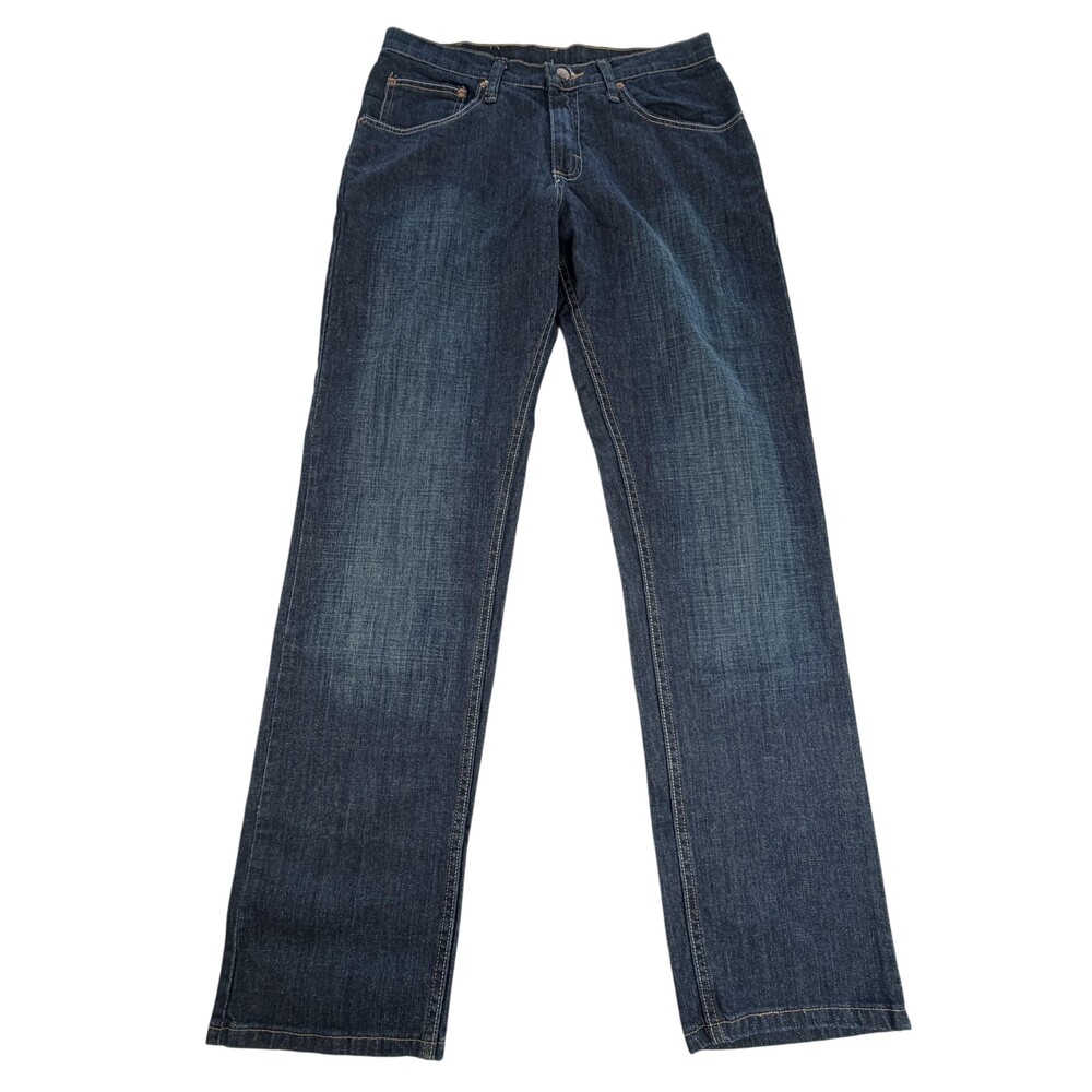 Lee Premium Select Jeans Women 18R Blue Straight Adjustable Waist Comfort 30x33 - Picture 1 of 14
